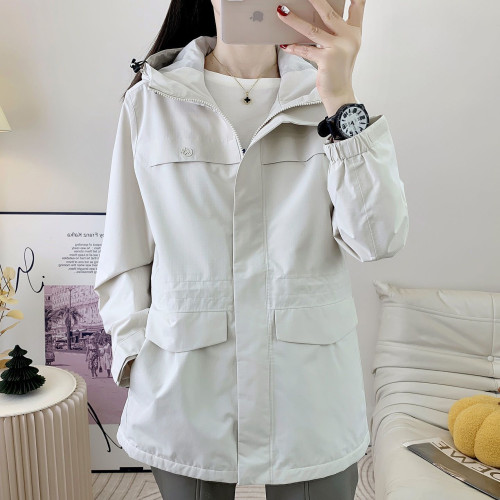 探拓戶外沖鋒衣外套女中長款收腰顯瘦秋冬防風防水保暖加絨登山服 探拓戶外沖鋒衣外套女中長款收腰顯瘦秋冬防風防水保暖加絨登山服