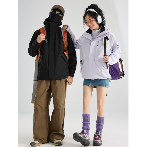 新款沖鋒衣男女三合一可拆卸兩件套戶外兩件套新疆西藏旅遊登山服 新款沖鋒衣男女三合一可拆卸兩件套戶外兩件套新疆西藏旅遊登山服