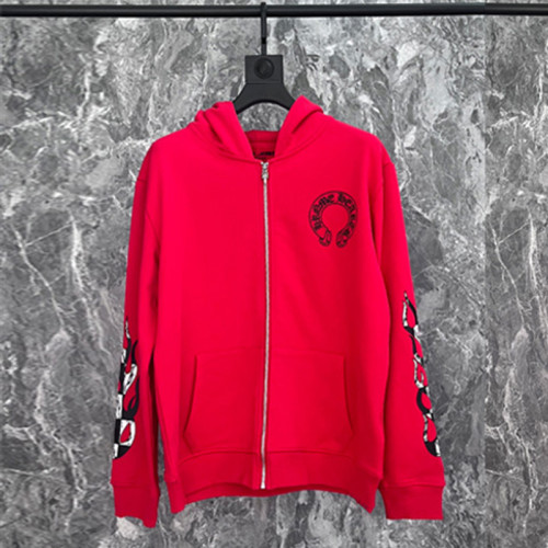 潮牌弗.克羅心男外套旗艦店26SS新款衛衣十字架開衫連帽拉鍊長袖