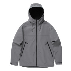 沖鋒衣外套三合一鵞絨羽絨男女防風防水寬松大碼戶外單層夾克川西