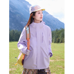 西域駱駝高品質沖鋒衣情侶三合一戶外運動防水防風登山服96888