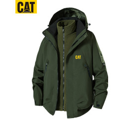 沖鋒衣男防風防水cat/卡特2025男女三合一可拆卸登山服情侶外套潮