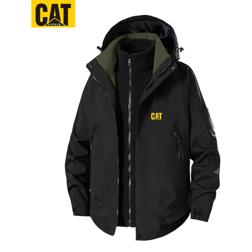 沖鋒衣男防風防水cat/卡特2025男女三合一可拆卸登山服情侶外套潮 沖鋒衣男防風防水cat/卡特2025男女三合一可拆卸登山服情侶外套潮