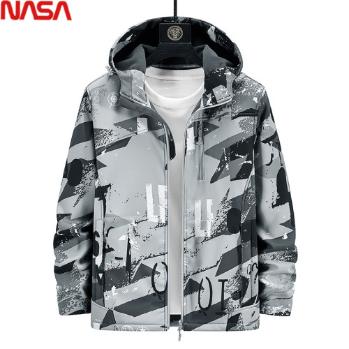 NASA加肥加大碼沖鋒衣男女款夾克外套迷彩秋冬季加絨保暖胖子8XL7 NASA加肥加大碼沖鋒衣男女款夾克外套迷彩秋冬季加絨保暖胖子8XL7