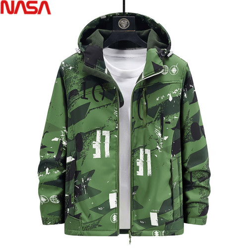 NASA加肥加大碼沖鋒衣男女款夾克外套迷彩秋冬季加絨保暖胖子8XL7 NASA加肥加大碼沖鋒衣男女款夾克外套迷彩秋冬季加絨保暖胖子8XL7