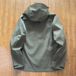 戶外單層沖鋒衣男女款春秋季潮牌防風防水登山服三層壓膠硬殼外套