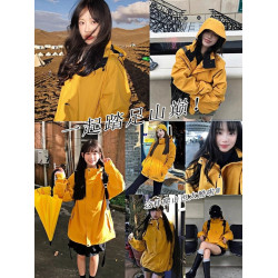 唐獅集團DESSO沖鋒衣女款春秋季2025新款戶外三合一防風防水外套