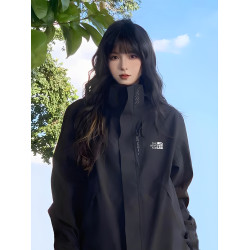 官方旗艦店琴飛北面沖鋒衣三合一2025年新款戶外登山防風防水外套