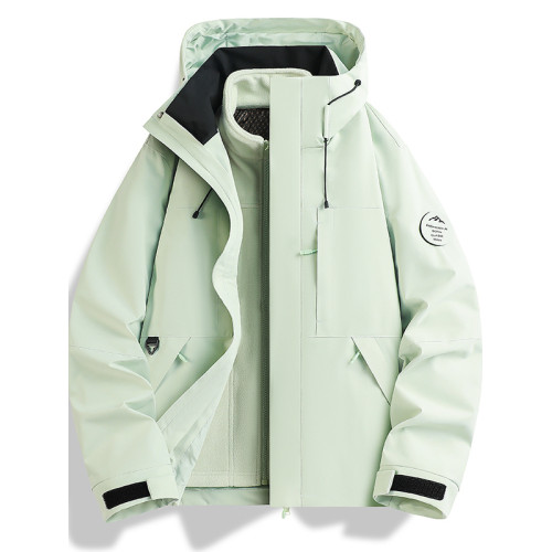 駱駱戶外之家戶外防風防水三合一男女可拆卸兩件套沖鋒衣女登山服 駱駱戶外之家戶外防風防水三合一男女可拆卸兩件套沖鋒衣女登山服