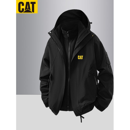 戶外沖鋒衣男cat/卡特2025男女三合一秋季防風防水可拆卸登山外套 戶外沖鋒衣男cat/卡特2025男女三合一秋季防風防水可拆卸登山外套