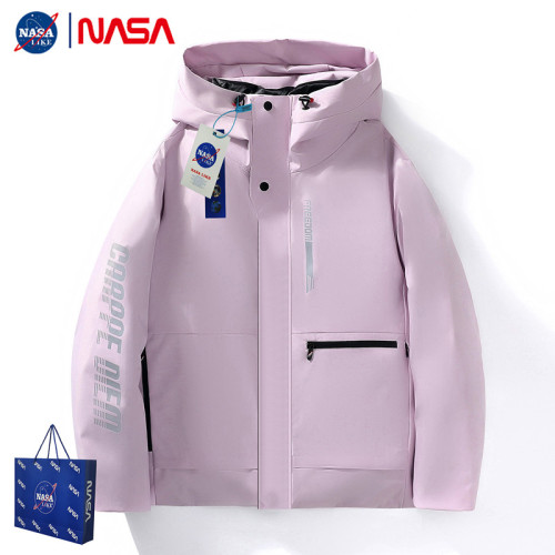 NASA男女士戶外沖鋒衣春秋冬進藏三合一可折卸內膽羽奧絨防風外套 NASA男女士戶外沖鋒衣春秋冬進藏三合一可折卸內膽羽奧絨防風外套