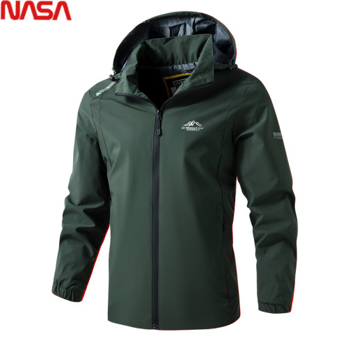 NASA大紅色本命年男裝夾克外套紅沖鋒衣加肥加大碼8XL6胖子潮 NASA大紅色本命年男裝夾克外套紅沖鋒衣加肥加大碼8XL6胖子潮