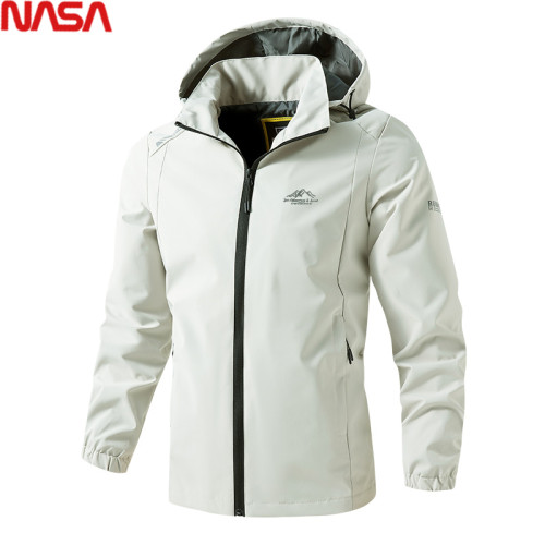 NASA大紅色本命年男裝夾克外套紅沖鋒衣加肥加大碼8XL6胖子潮 NASA大紅色本命年男裝夾克外套紅沖鋒衣加肥加大碼8XL6胖子潮