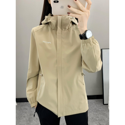 2025春季可收腰沖鋒衣女旅行通勤戶外防風外套薄徒步登山運動風衣 2025春季可收腰沖鋒衣女旅行通勤戶外防風外套薄徒步登山運動風衣