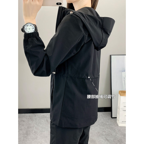 2025春季可收腰沖鋒衣女旅行通勤戶外防風外套薄徒步登山運動風衣 2025春季可收腰沖鋒衣女旅行通勤戶外防風外套薄徒步登山運動風衣