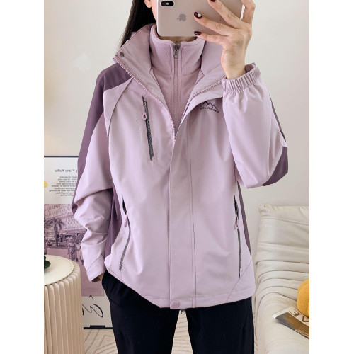 風雪狼冬季沖鋒衣女三合一防風加絨加厚可拆卸兩件套戶外登山服男 風雪狼冬季沖鋒衣女三合一防風加絨加厚可拆卸兩件套戶外登山服男