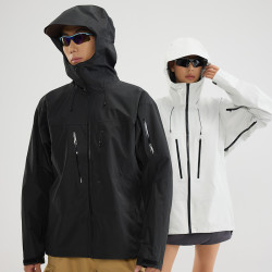 鳥家同款硬殼沖鋒衣暴雨級防水防風男女戶外運動徒步騎行單沖外套