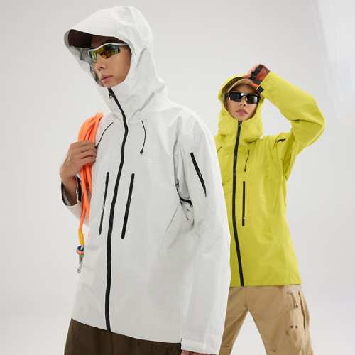 鳥家同款硬殼沖鋒衣暴雨級防水防風男女戶外運動徒步騎行單沖外套