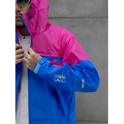 CURRAHEE戶外休閒時尚拼色設計感連帽防風防水沖鋒衣夾克外套