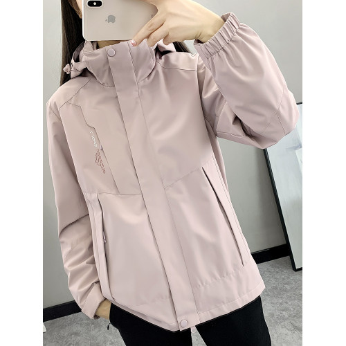 沖鋒衣外套女款2025秋冬新款三合一可拆卸防風防水加厚登山風衣男 沖鋒衣外套女款2025秋冬新款三合一可拆卸防風防水加厚登山風衣男