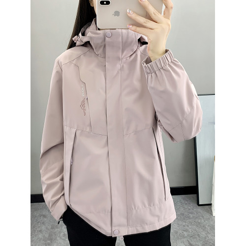 沖鋒衣外套女款2025秋冬新款三合一可拆卸防風防水加厚登山風衣男 沖鋒衣外套女款2025秋冬新款三合一可拆卸防風防水加厚登山風衣男