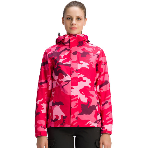 探拓戶外秋冬迷彩女式抓絨內膽保暖兩件套三合一沖鋒衣大碼登山服 探拓戶外秋冬迷彩女式抓絨內膽保暖兩件套三合一沖鋒衣大碼登山服