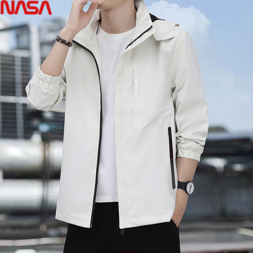 NASA紅大紅色本命年男士外套沖鋒衣夾克加肥加大碼胖子潮8XL7 NASA紅大紅色本命年男士外套沖鋒衣夾克加肥加大碼胖子潮8XL7