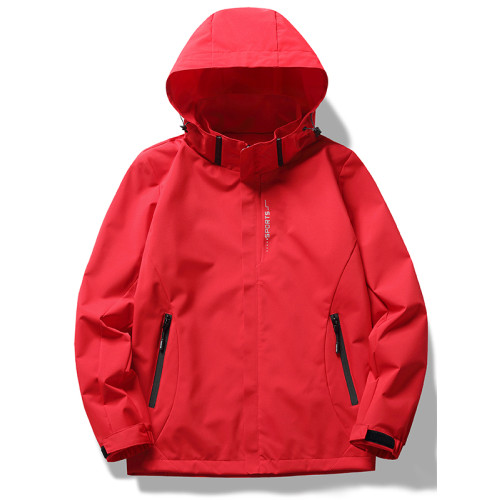 沖鋒衣戶外薄款夾克外套男女潮牌防風防水春秋季登山服連帽可拆卸 沖鋒衣戶外薄款夾克外套男女潮牌防風防水春秋季登山服連帽可拆卸