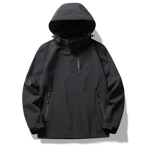 沖鋒衣戶外薄款夾克外套男女潮牌防風防水春秋季登山服連帽可拆卸 沖鋒衣戶外薄款夾克外套男女潮牌防風防水春秋季登山服連帽可拆卸