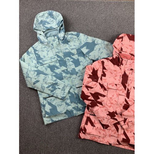 【兩件套抓絨內膽】防風防水女迷彩沖鋒衣保暖冬季三合一外套上衣 【兩件套抓絨內膽】防風防水女迷彩沖鋒衣保暖冬季三合一外套上衣