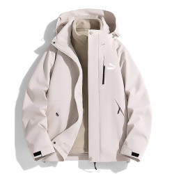 2025新款外套男三合一可拆卸情侶春秋冬防風戶外徒步防寒耐磨女款