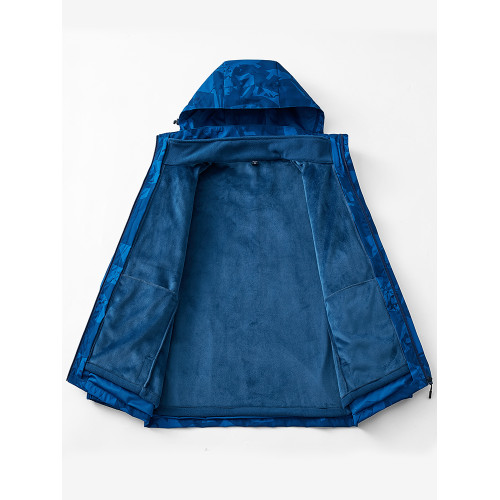 冬迷彩三合一沖鋒衣男女兩件套可拆卸內膽加厚加絨登山服防風防水 冬迷彩三合一沖鋒衣男女兩件套可拆卸內膽加厚加絨登山服防風防水