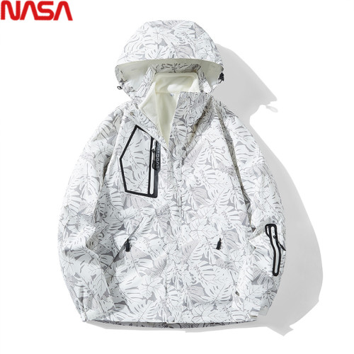 NASA男士沖鋒衣三合一加絨內膽可拆卸加肥加大碼男裝外套300斤8XL NASA男士沖鋒衣三合一加絨內膽可拆卸加肥加大碼男裝外套300斤8XL