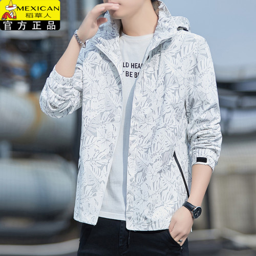 稻草人戶外防風防水沖鋒衣男士可拆卸連帽外套潮流迷彩休閒夾克男 稻草人戶外防風防水沖鋒衣男士可拆卸連帽外套潮流迷彩休閒夾克男