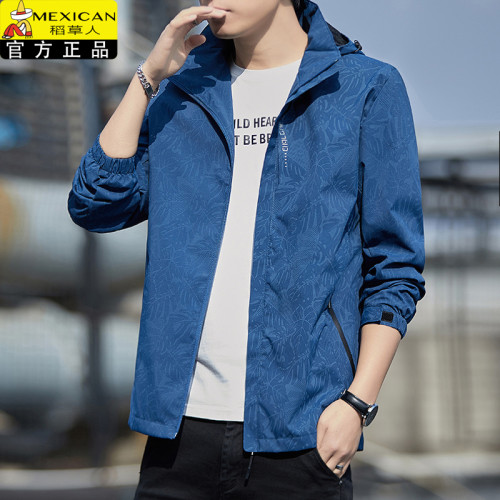 稻草人戶外防風防水沖鋒衣男士可拆卸連帽外套潮流迷彩休閒夾克男 稻草人戶外防風防水沖鋒衣男士可拆卸連帽外套潮流迷彩休閒夾克男