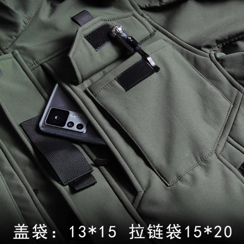 加絨戰術機能軟殼沖鋒衣戶外套裝工裝工作服夾克風衣軍迷彩服男士 加絨戰術機能軟殼沖鋒衣戶外套裝工裝工作服夾克風衣軍迷彩服男士