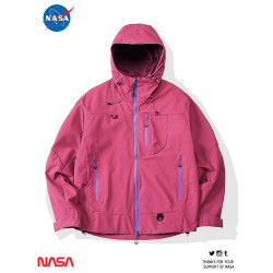 NASA聯名空山雨風暴版沖鋒衣男女款三合一春秋冬季登山服防風防水