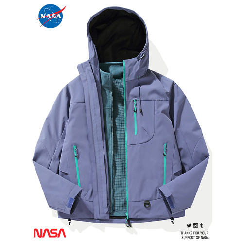 NASA聯名空山雨風暴版沖鋒衣男女款三合一春秋冬季登山服防風防水 NASA聯名空山雨風暴版沖鋒衣男女款三合一春秋冬季登山服防風防水