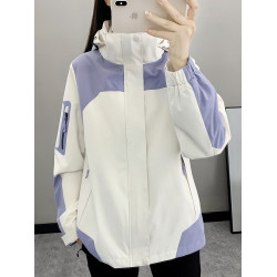 蕉下客沖鋒衣外套女款2025秋冬新款三合一可拆卸防風防水保暖滑雪