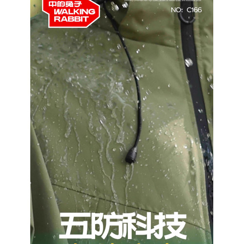 行走中的兔子沖鋒衣男女情侶款戶外單層可加羽絨內膽防風防水外套 行走中的兔子沖鋒衣男女情侶款戶外單層可加羽絨內膽防風防水外套