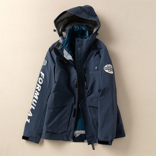 春季戶外服女三合一男潮沖鋒款式外套可拆卸羽絨西藏旅遊登山衣服 春季戶外服女三合一男潮沖鋒款式外套可拆卸羽絨西藏旅遊登山衣服