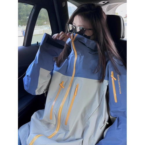 2025鳥家同款刺綉全壓膠戶外沖鋒衣男女同款三合一防水防風登山服 2025鳥家同款刺綉全壓膠戶外沖鋒衣男女同款三合一防水防風登山服