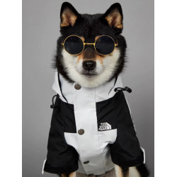 戶外沖鋒衣狗貓寵物防水風衣大型犬北家雨衣柴犬雨披柯基邊牧金毛