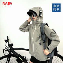 NASA ACDC情侶沖鋒衣外套女男三合一2025新款夾克戶外防風爬山潮