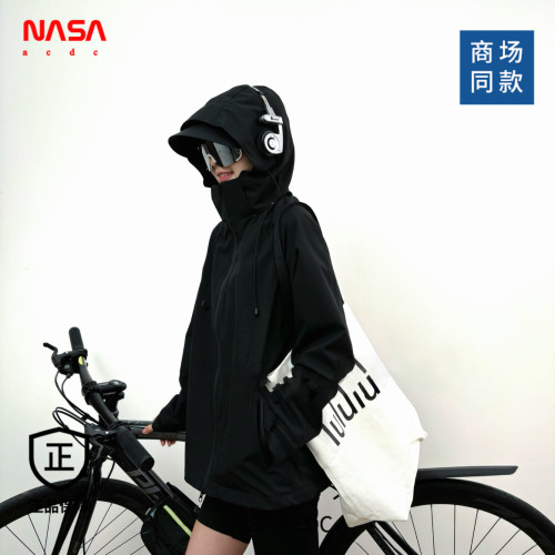 NASA ACDC情侶沖鋒衣外套女男三合一2025新款夾克戶外防風爬山潮 NASA ACDC情侶沖鋒衣外套女男三合一2025新款夾克戶外防風爬山潮