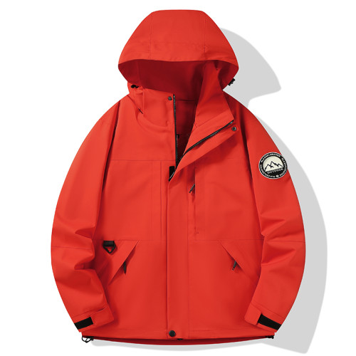 多巴胺沖鋒衣男女戶外秋冬三合一可拆卸帽進藏情侶防水防風外套潮 多巴胺沖鋒衣男女戶外秋冬三合一可拆卸帽進藏情侶防水防風外套潮