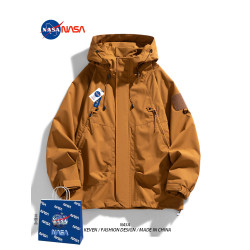 NASA聯名戶外沖鋒衣男女秋冬季寬松情侶進藏登山防風防水工裝外套