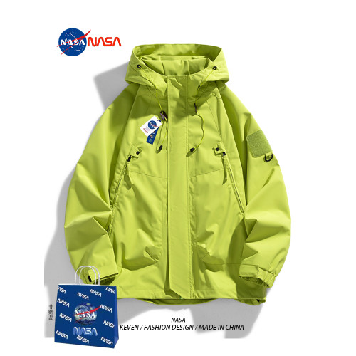 NASA聯名戶外沖鋒衣男女秋冬季寬松情侶進藏登山防風防水工裝外套 NASA聯名戶外沖鋒衣男女秋冬季寬松情侶進藏登山防風防水工裝外套