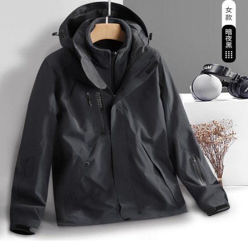 春秋冬戶外迷彩沖鋒衣男女三合一兩件套透氣加厚保暖防風水登山服 春秋冬戶外迷彩沖鋒衣男女三合一兩件套透氣加厚保暖防風水登山服