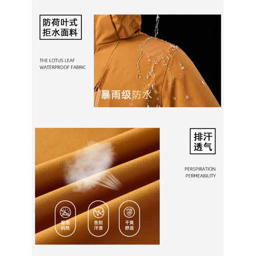 啄木鳥2025新款沖鋒衣女三合一可拆卸男戶外防風防水春秋冬外套潮 啄木鳥2025新款沖鋒衣女三合一可拆卸男戶外防風防水春秋冬外套潮